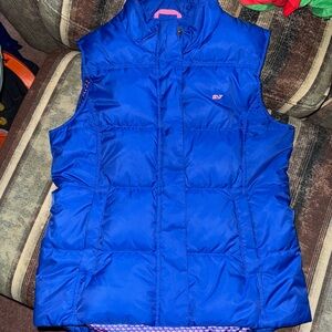 Vineyard vines Royal blue puffer vest